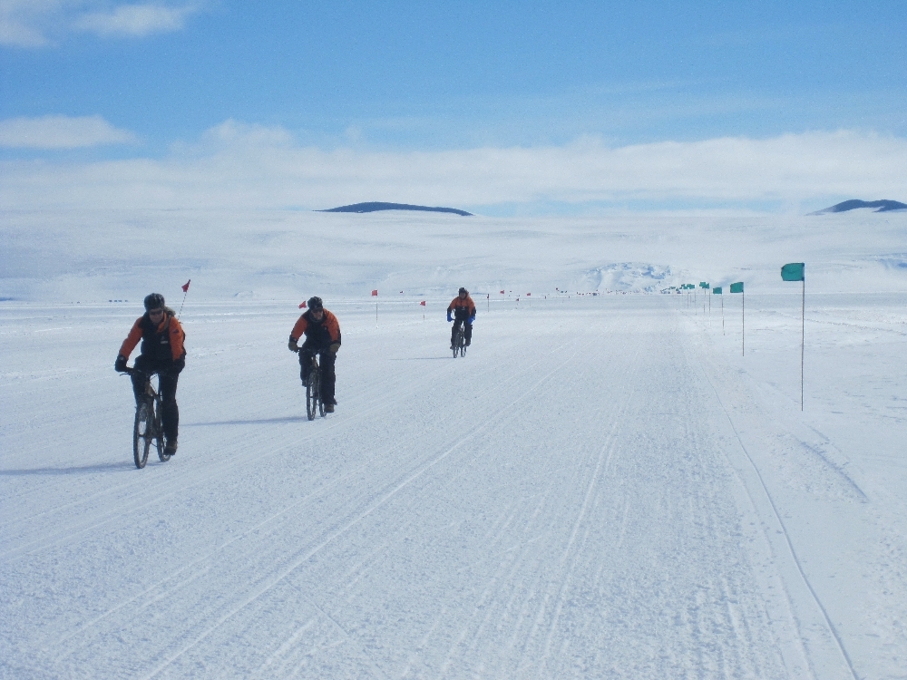 2010-11 Bike riding near Scott Base