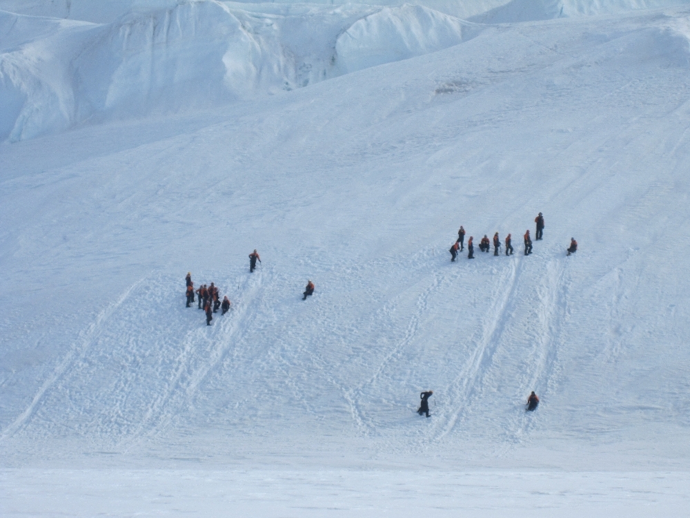 2010-11 Antarctica New Zealand staff near Scott Base
