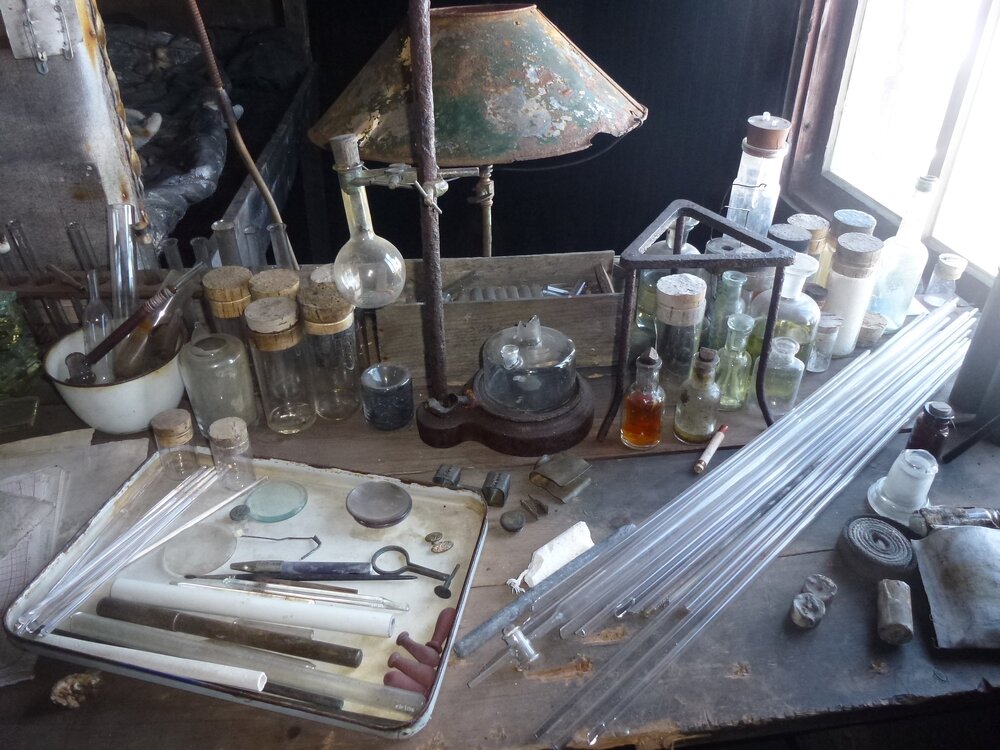 Biology bench, Scott's 'Terra Nova' hut 