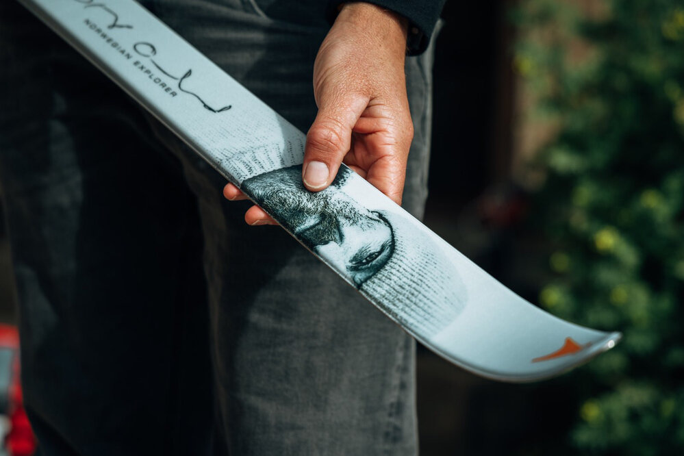 &Atilde;&hellip;snes B&Atilde;&cedil;rge Ousland skis used by the Inspiring Explorers Expedition&trade; team