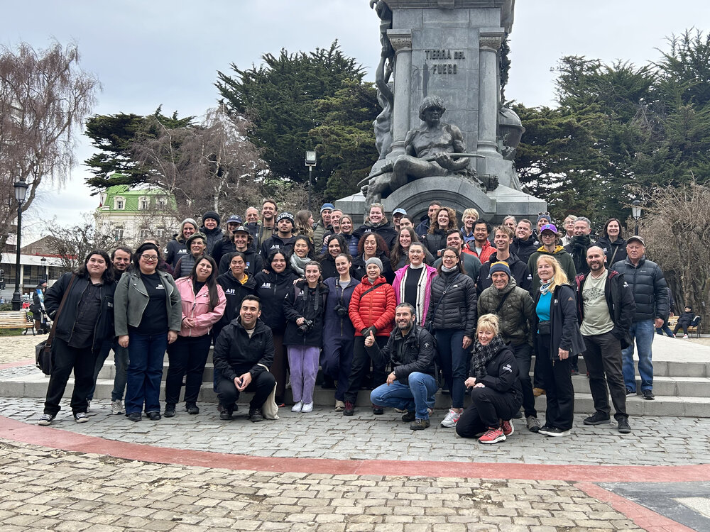 Visiting Ferdinand Magellan statue, Punta Arenas (001)