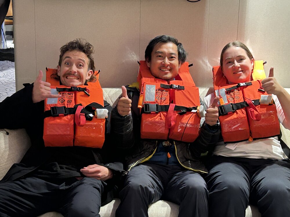 Inspiring Explorers during safety briefing