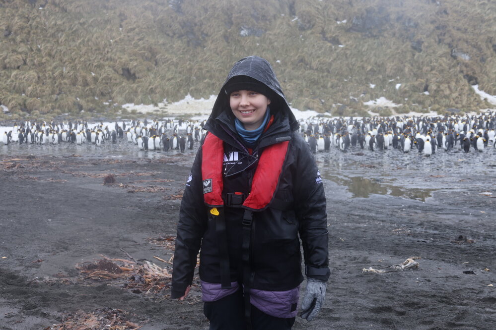 Inspiring Explorer Savannah de Vos at Right Whale Bay