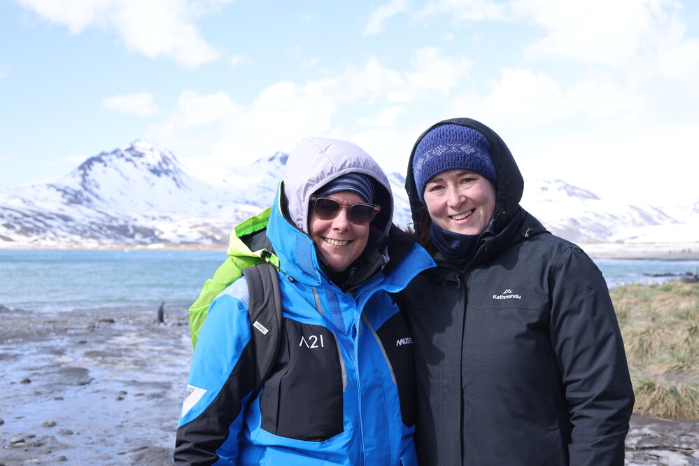 Francesca Eathorne and Gemma Wyllie at Fortuna Bay 
