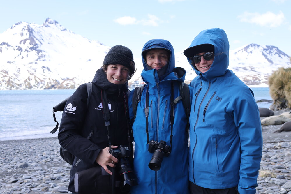Millie Mannering, Sam West and Kelly Davenport