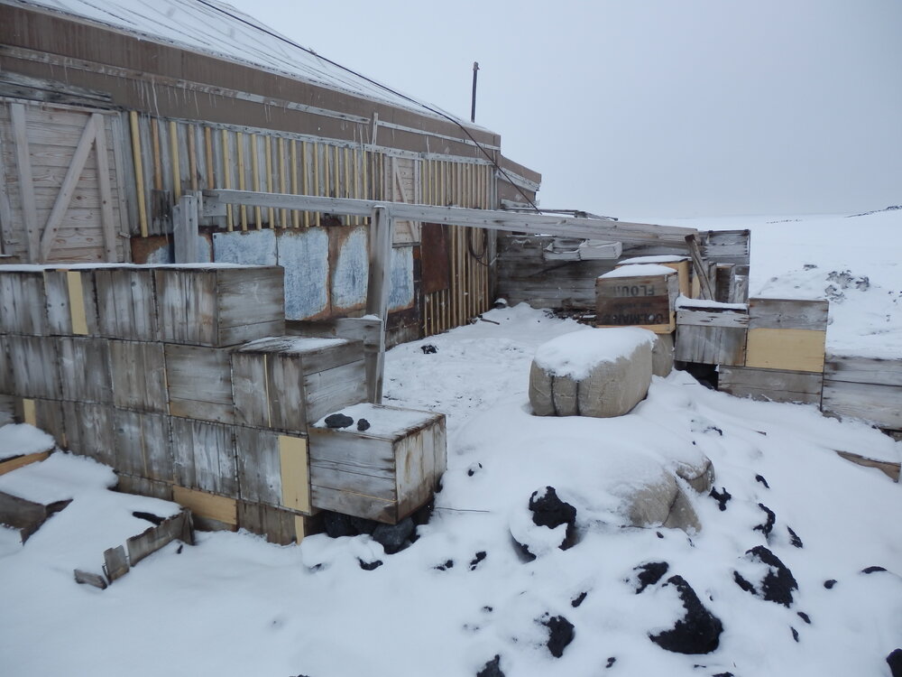 Stables area, north side of Shackleton's 'Nimrod' Hut 