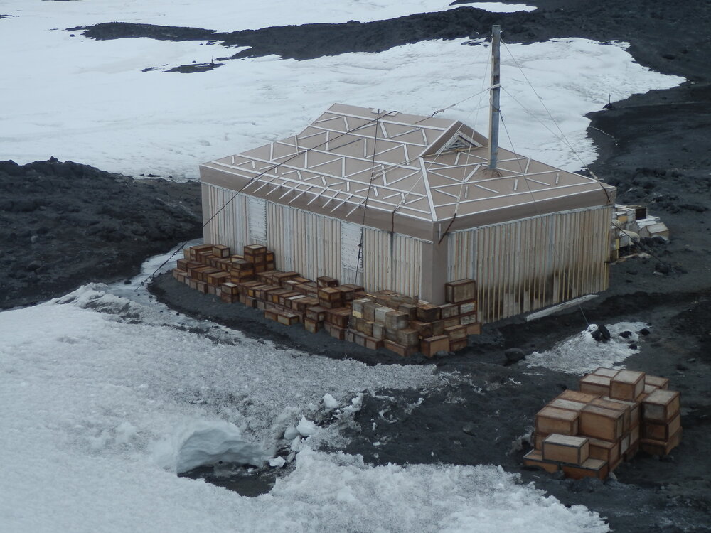 Southeast aspect, Shackleton's 'Nimrod' Hut 