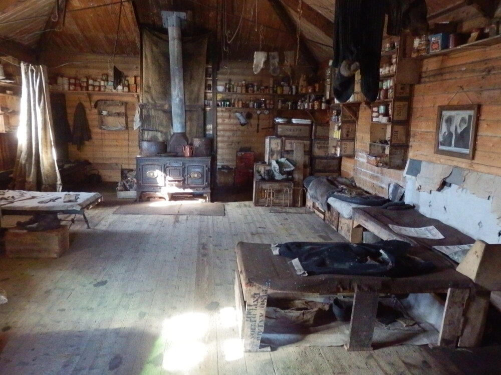 Shackleton's 'Nimrod' Hut, looking east