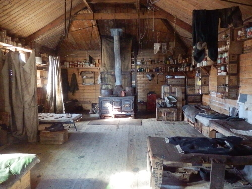 Shackleton's 'Nimrod' Hut, looking east 