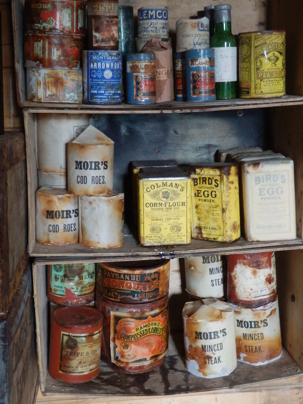 Food stuff artefacts, Shackleton's 'Nimrod' Hut