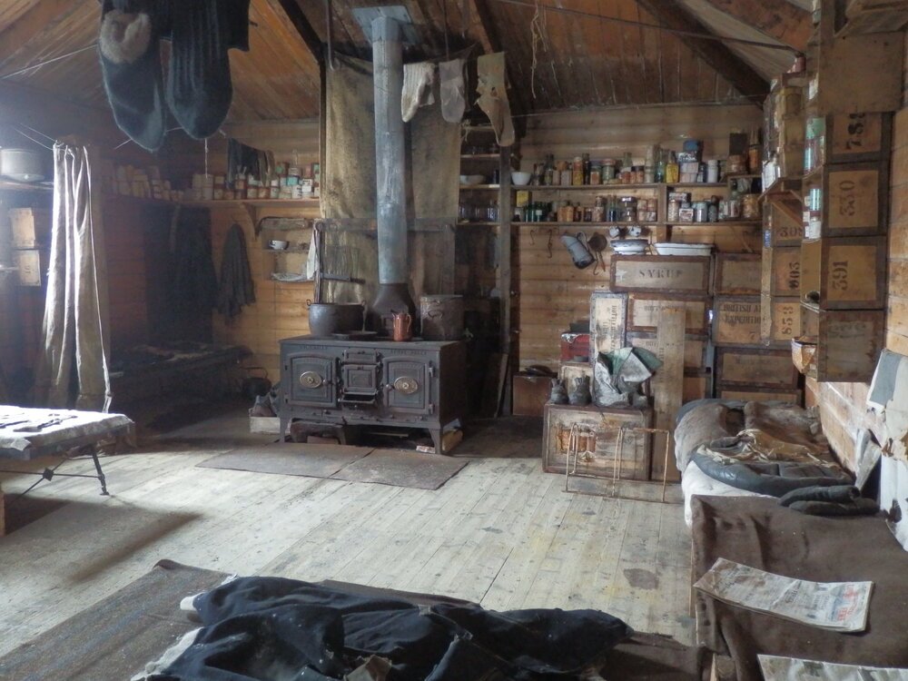 Shackleton's 'Nimrod' Hut, looking east 