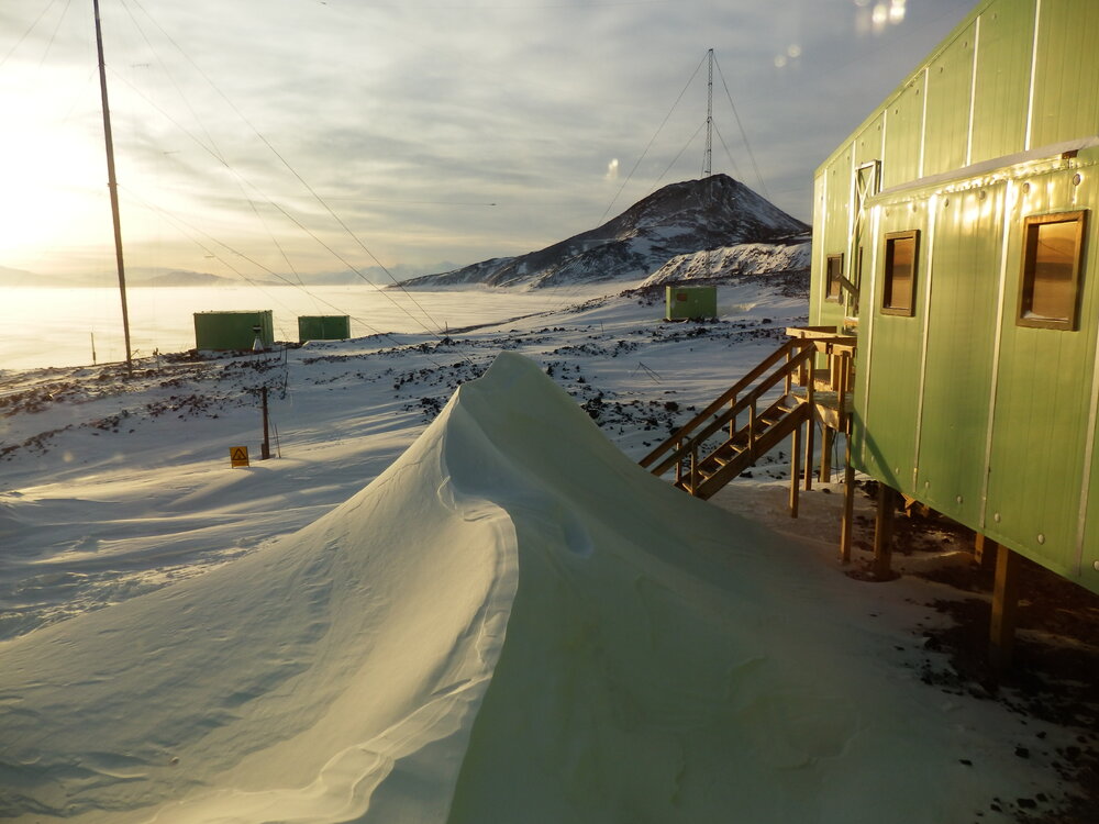 Low sun on Scott Base