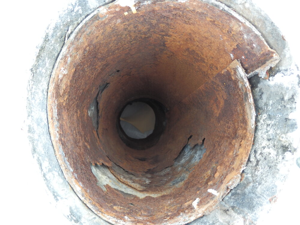 Old flue section, Scott's 'Terra Nova' Hut