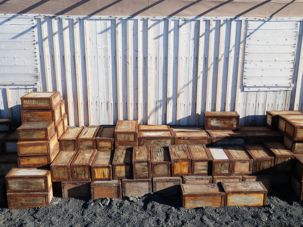 Final box arrangement, Shackleton's 'Nimrod' Hut (002)