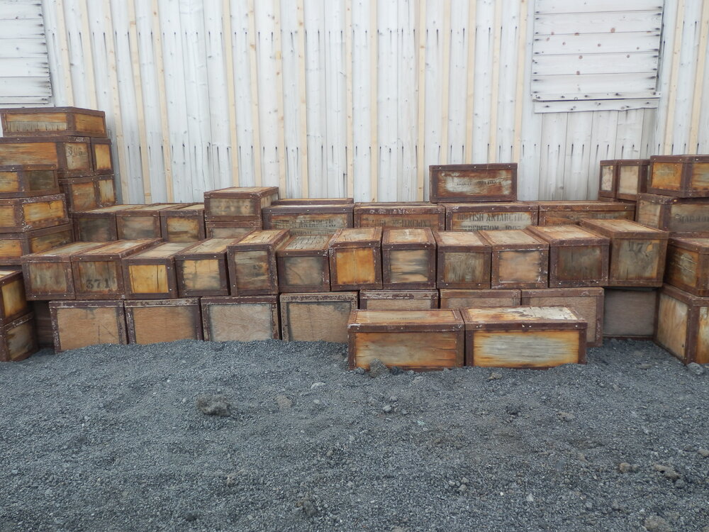 Final box arrangement, Shackleton's 'Nimrod' Hut (003)