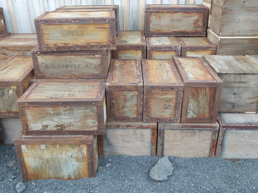 Box arrangement, Shackleton's 'Nimrod' Hut (001)