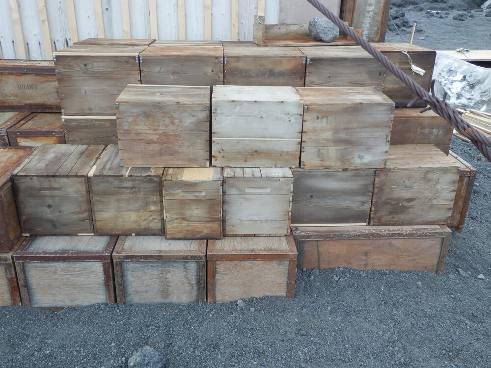 Flour box group, Shackleton's 'Nimrod' Hut 