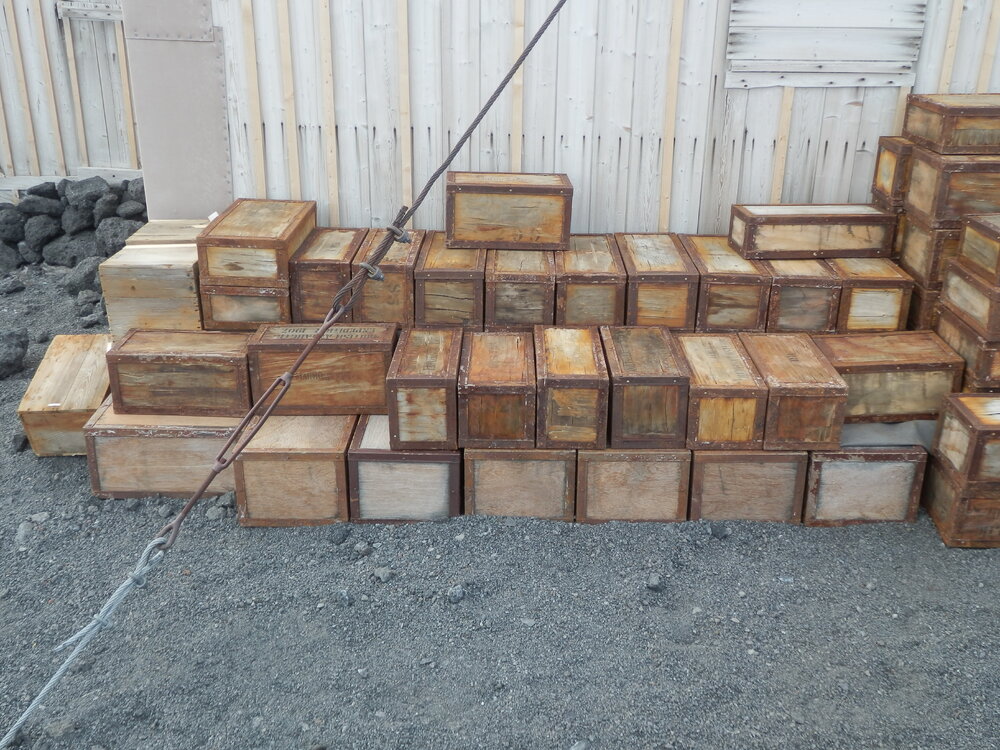 Box arrangement, Shackleton's 'Nimrod' Hut (005)