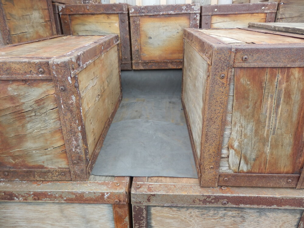 Foam layer for cases, Shackleton's 'Nimrod' Hut