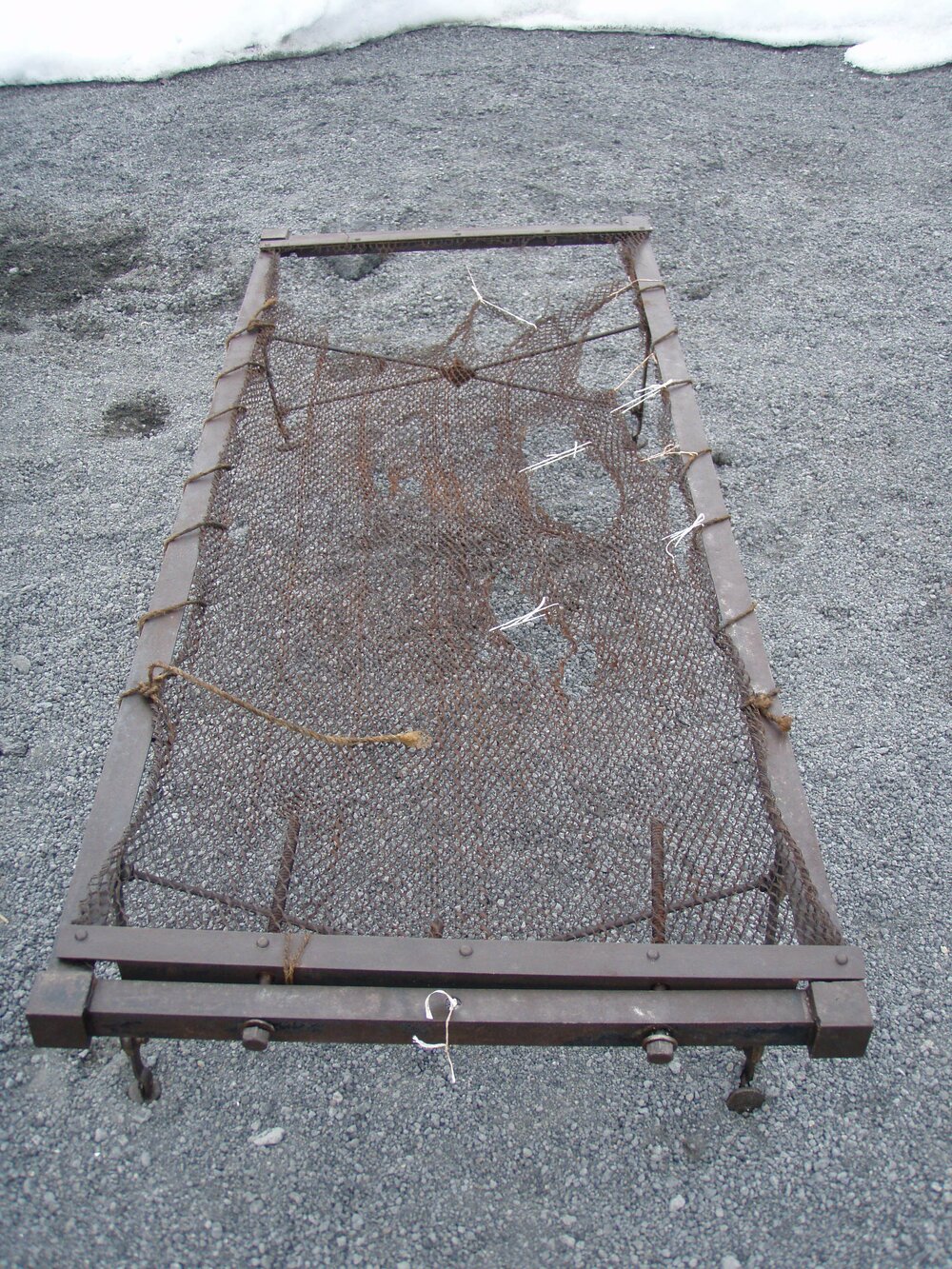 Bed frame from Scott's 'Terra Nova' Hut (001)