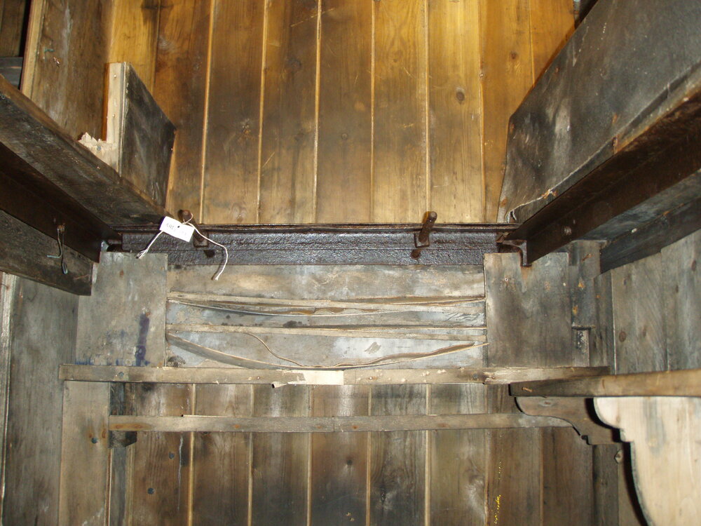 Bed frame and bunk in Scott's 'Terra Nova' Hut 