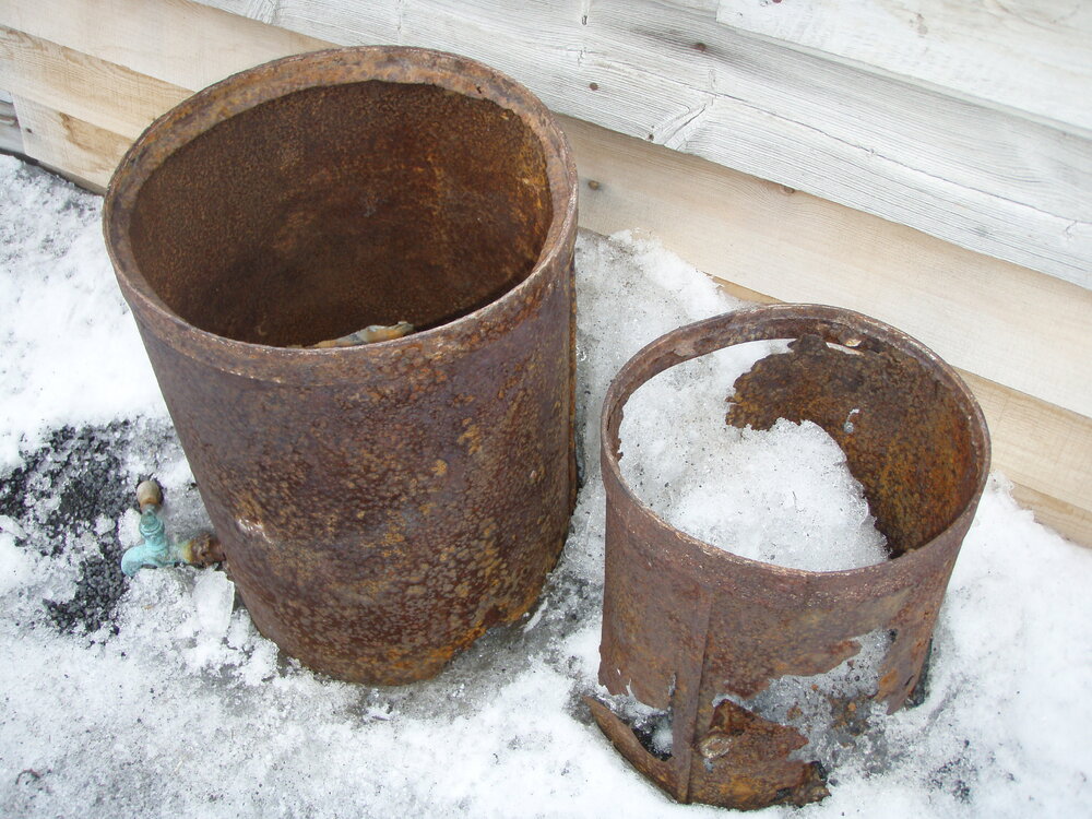 Water melter for Gurney's patent stove, Scott's 'Terra Nova' Hut (003