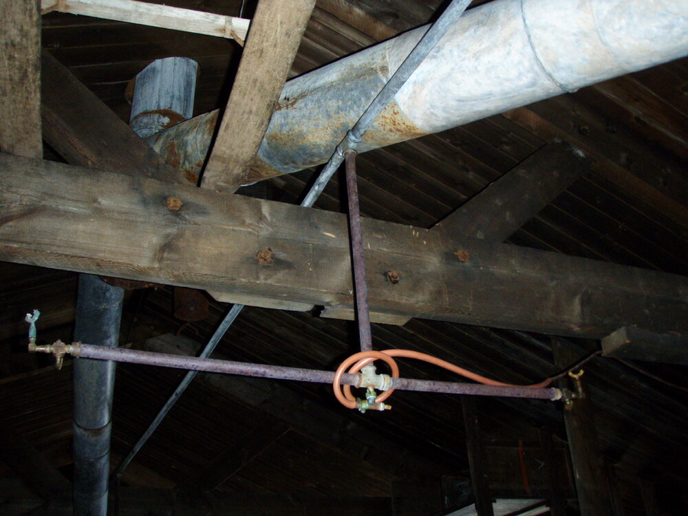 Acetylene piping, Scott's 'Terra Nova' Hut (001)