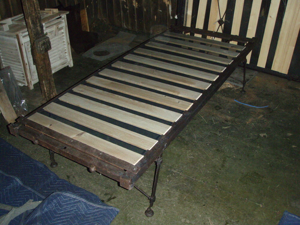 Bed frames in Scott's 'Terra Nova' Hut