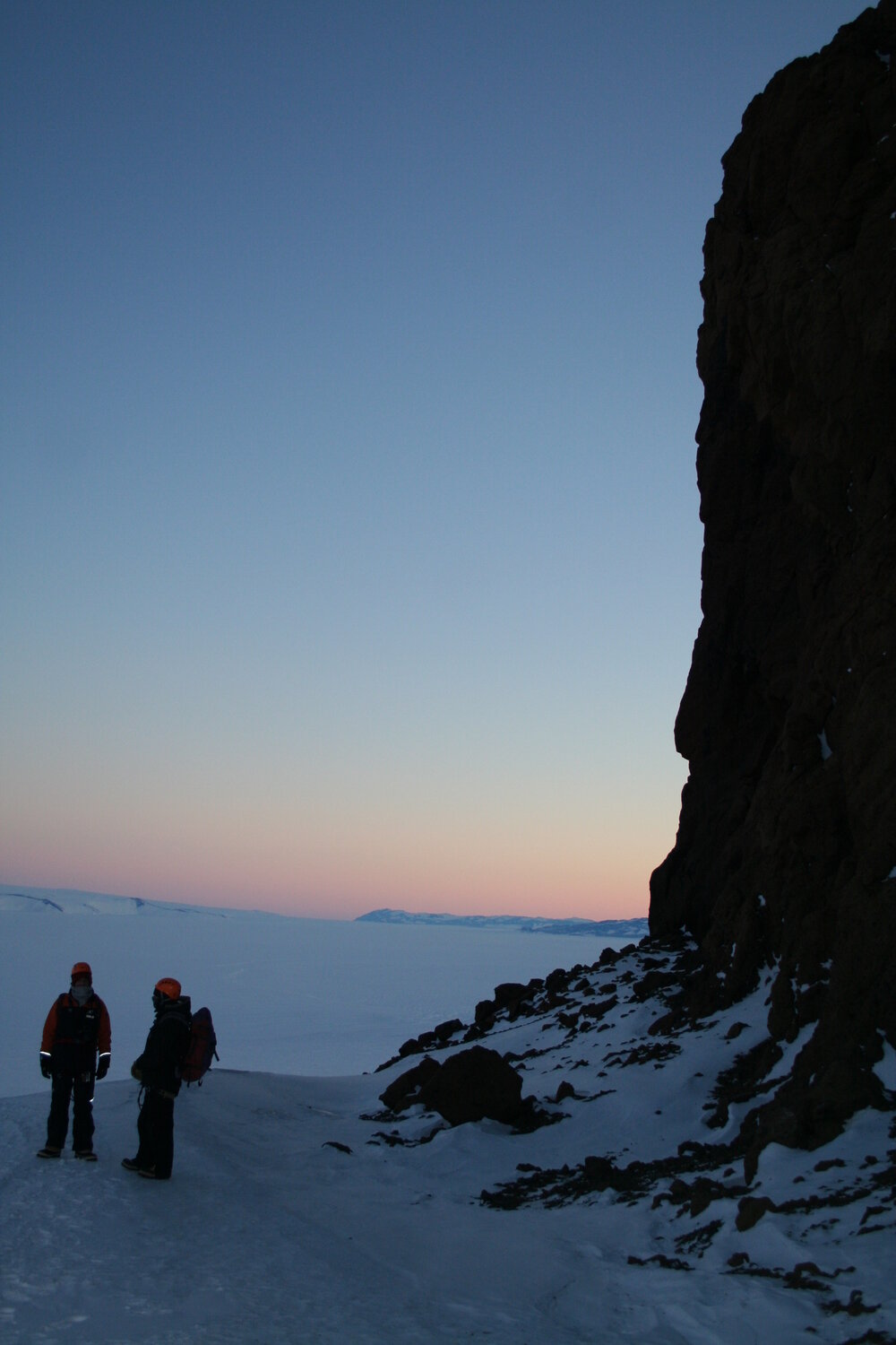 2013-14 AHT team members on a walk