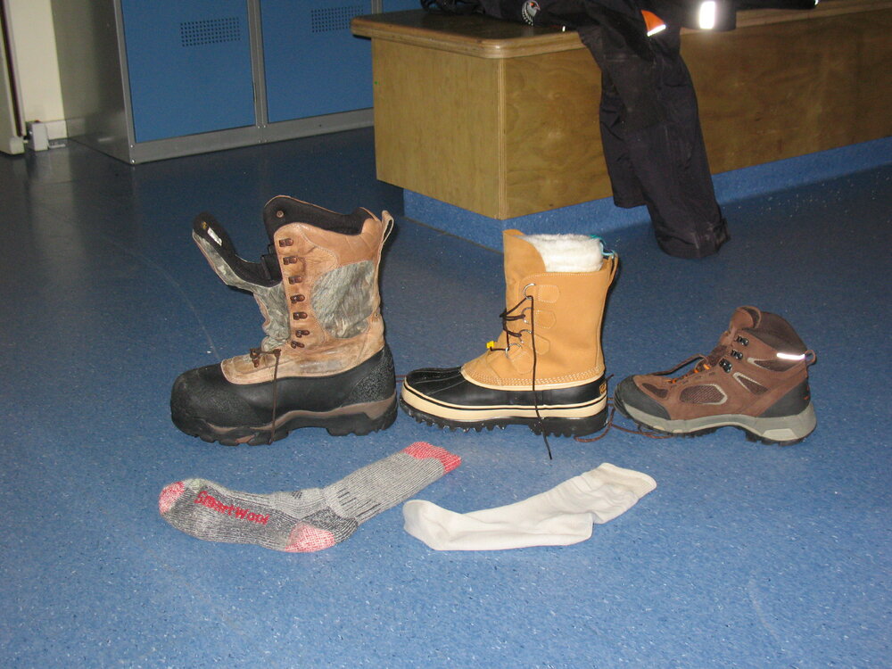 2013-14 Types of Antarctic footwear