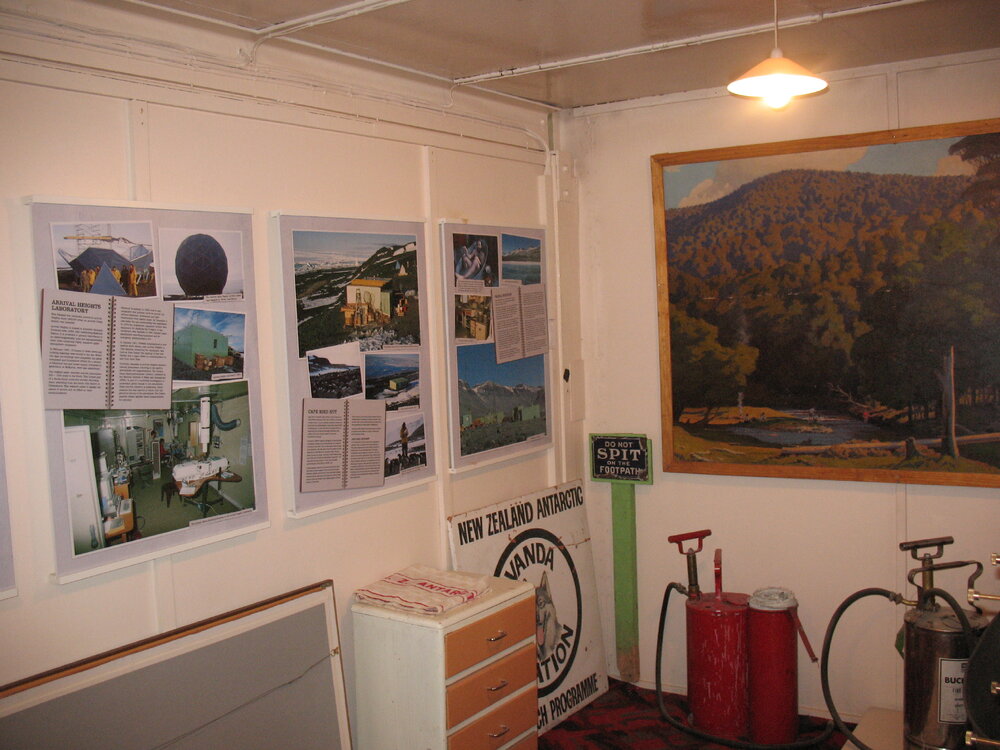2013-14 Mess room inside the TAE/IGY hut, Scott Base