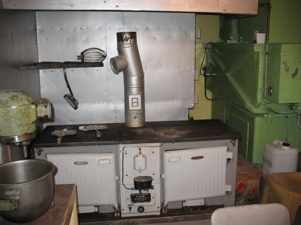 2013-14 Kitchen inside the TAE/IGY hut, Scott Base