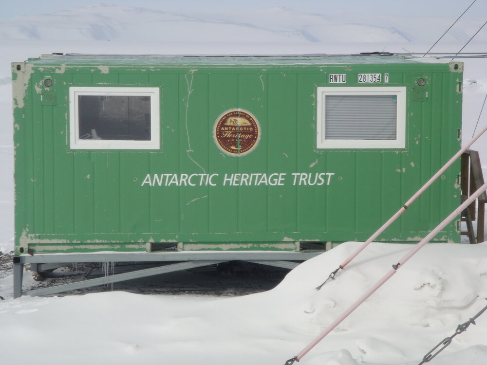 2013-14 Antarctic Heritage Trust container at Scott Base (001)