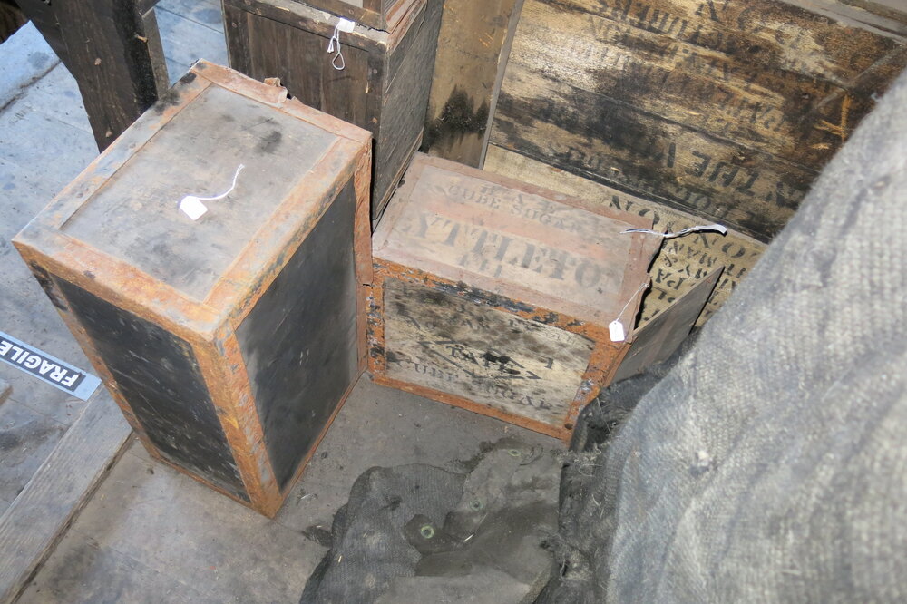 2013-14 Location image, Venesta cases, Scott's 'Discovery' hut, Hut Point (003)