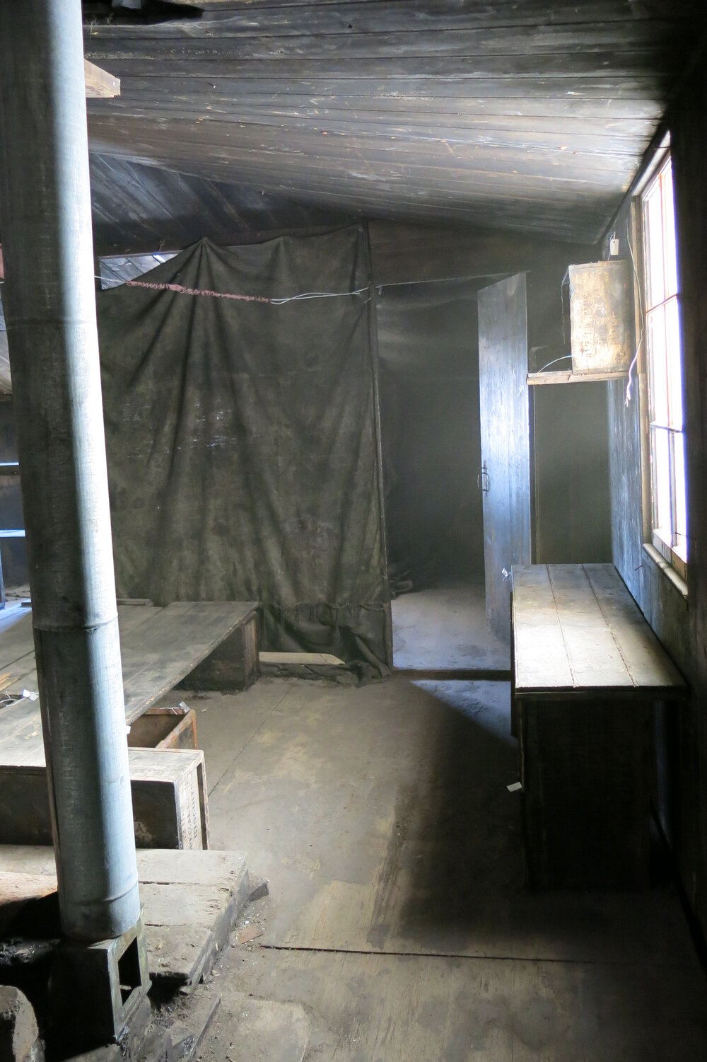 2013-14 Location image, stove area, Scott's 'Discovery' hut, Hut Point