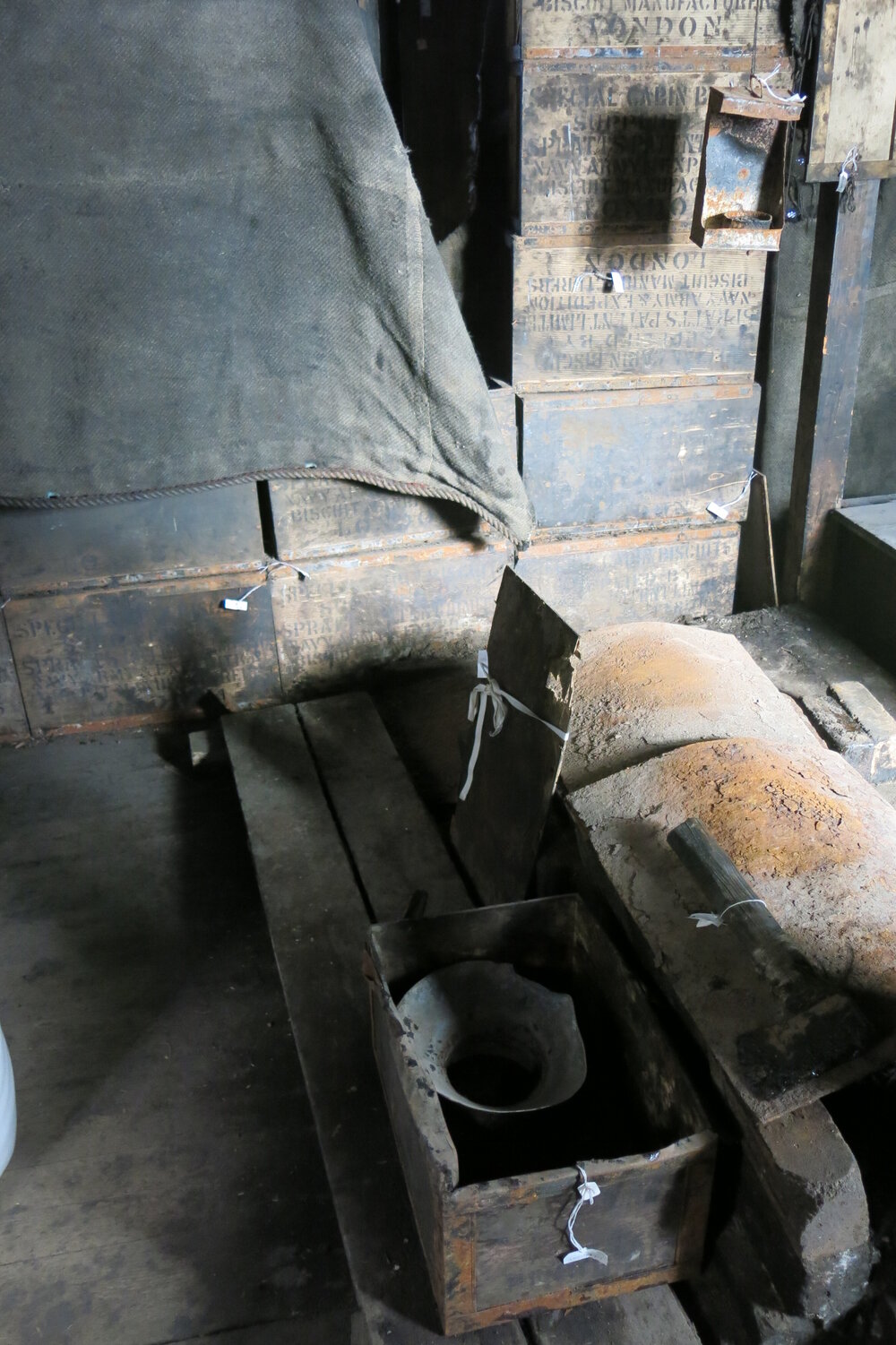 2013-14 Location image, blubber stove, Scott's 'Discovery' hut, Hut Point