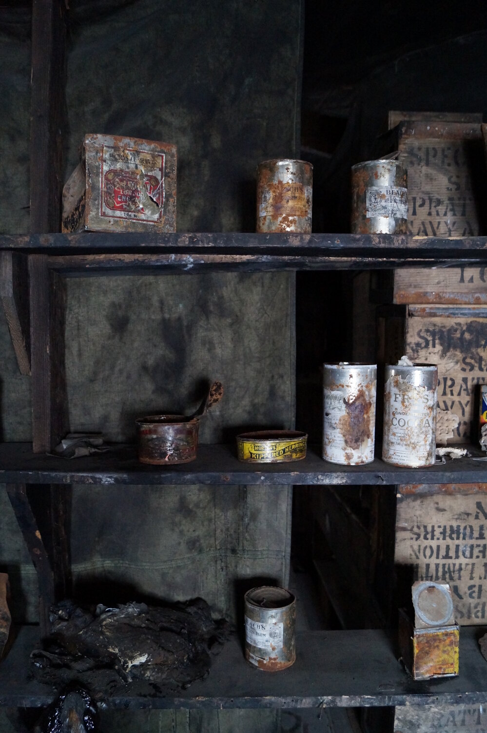 2013-14 Location image, artefacts in the Physical Laboratory, Scott's 'Discovery' hut, Hut Point (003)