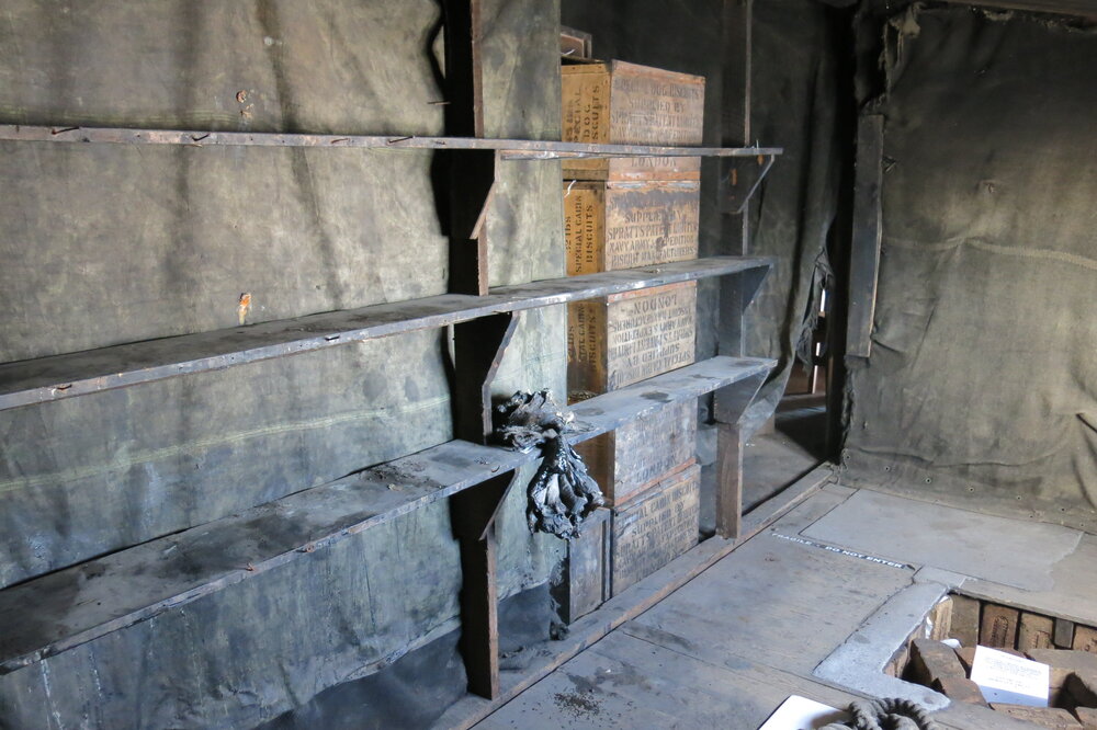 2013-14 Location image, artefacts in the Physical Laboratory, Scott's 'Discovery' hut, Hut Point (006)