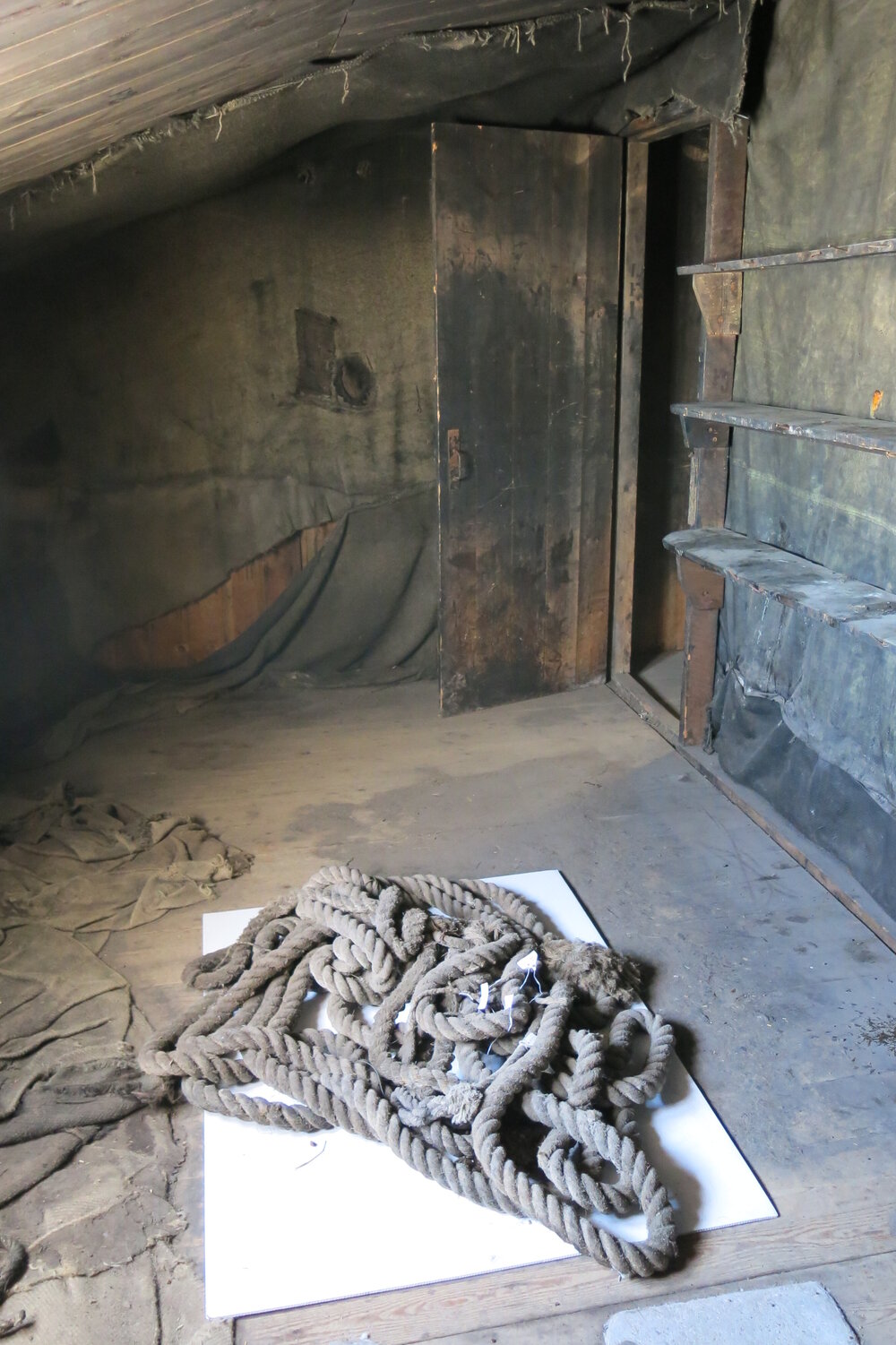 2013-14 Location image, artefacts in the Physical Laboratory, Scott's 'Discovery' hut, Hut Point (011)