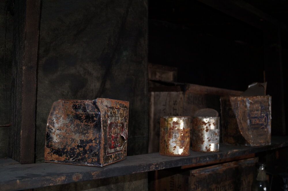 2013-14 Location image, artefacts in the Physical Laboratory, Scott's 'Discovery' hut, Hut Point (006)