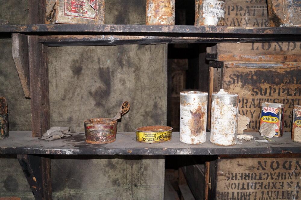 2013-14 Location image, artefacts in the Physical Laboratory, Scott's 'Discovery' hut, Hut Point (005)