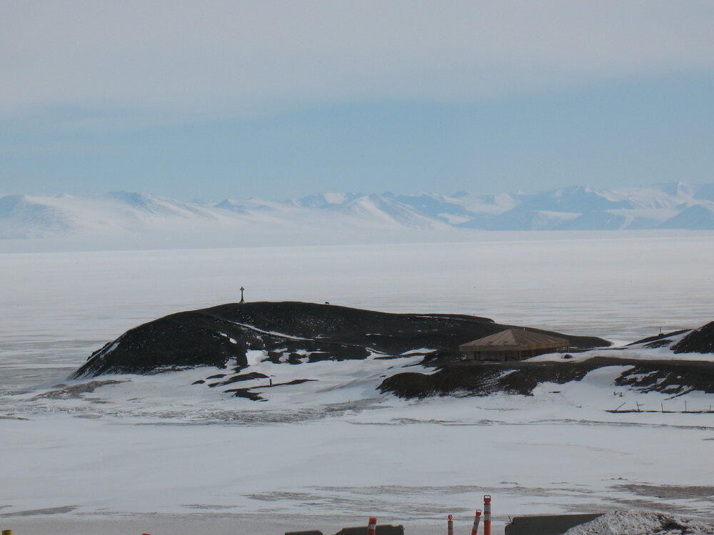 2013-14 View towards Hut Point from McMurdo Station