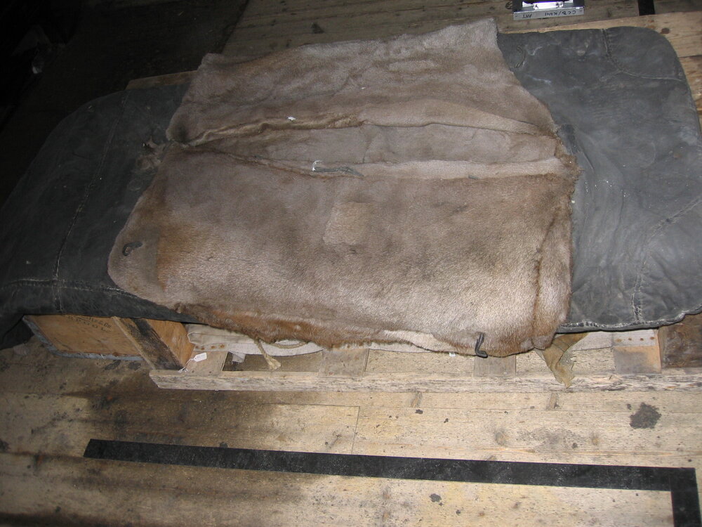2005-06 Sleeping bag inside Shackleton's 'Nimrod' hut, Cape Royds (004)