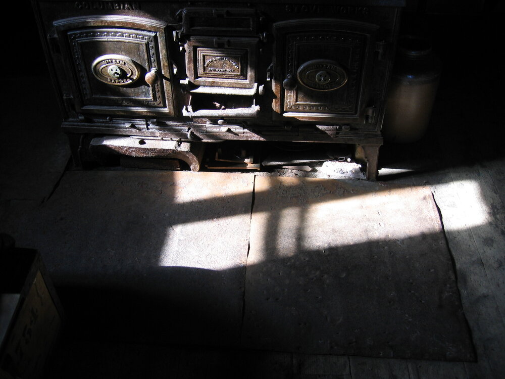 2005-06 Light coming in to the metal floor panels, Cape Royds