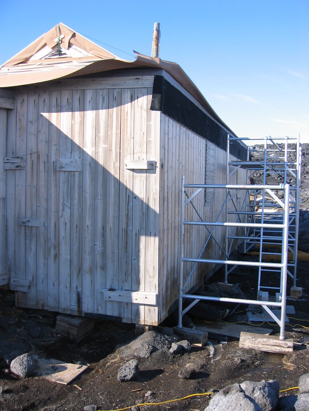 2005-06 Work details, Shackleton's 'Nimrod' hut, Cape Royds (005)