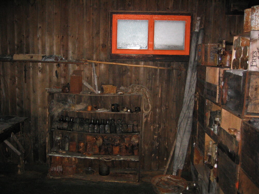 2006 Ice build-up inside Scott's 'Terra Nova' hut, Cape Evans (015)