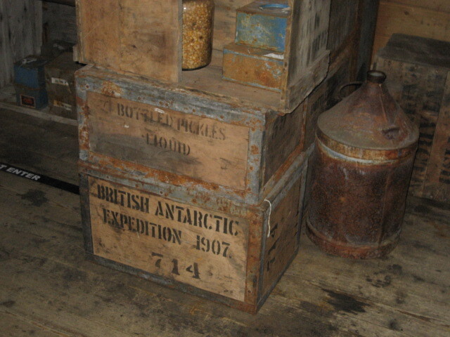 2006 Shackleton's 'Nimrod' hut interior, Cape Royds (004)