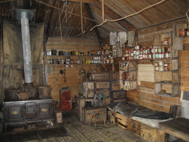 2006 Shackleton's 'Nimrod' hut interior, Cape Royds (001)