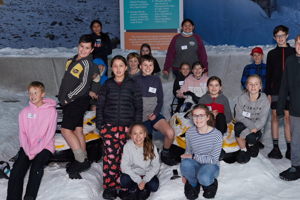 2022 Young Inspiring Explorers experience the Storm Dome at the International Antarctic Centre (006)
