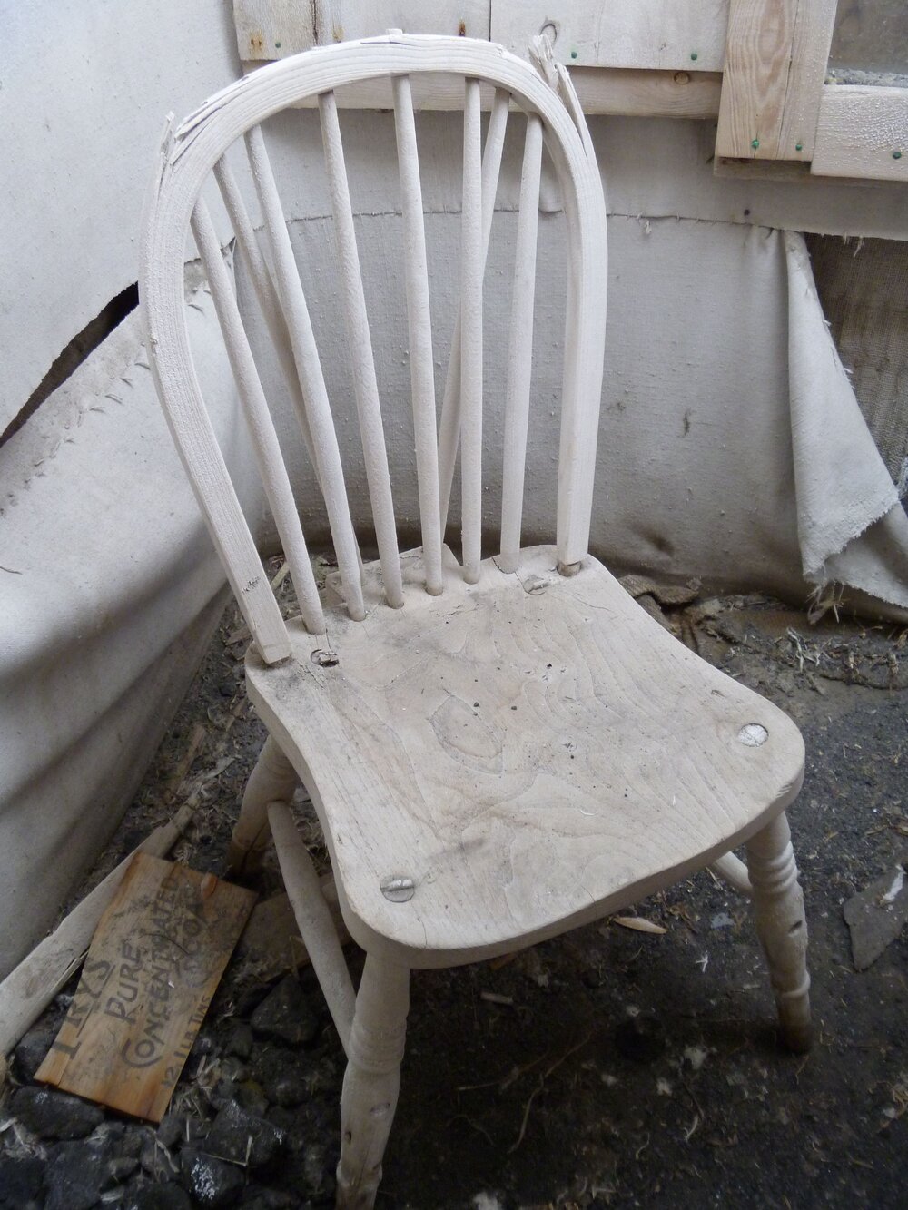 2010-11 Chair inside the Magnetic hut, Cape Evans